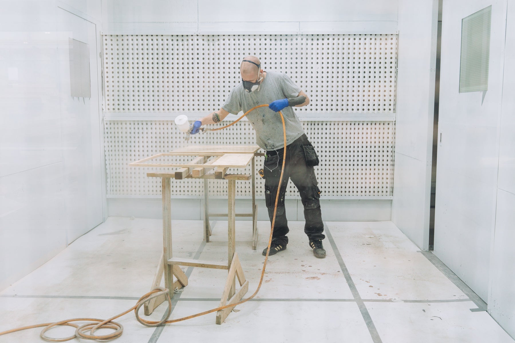 Spray Paint Finish Studio BLOQS London